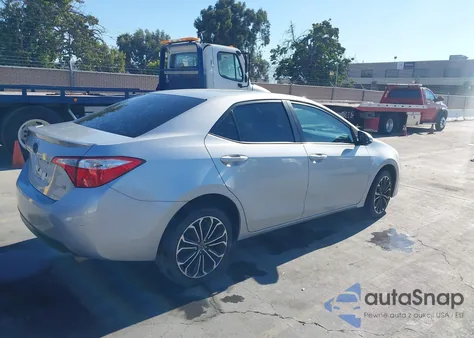 2016 Toyota Corolla S Plus из США, поврежденный, VIN 5YFBURHE6GP383878